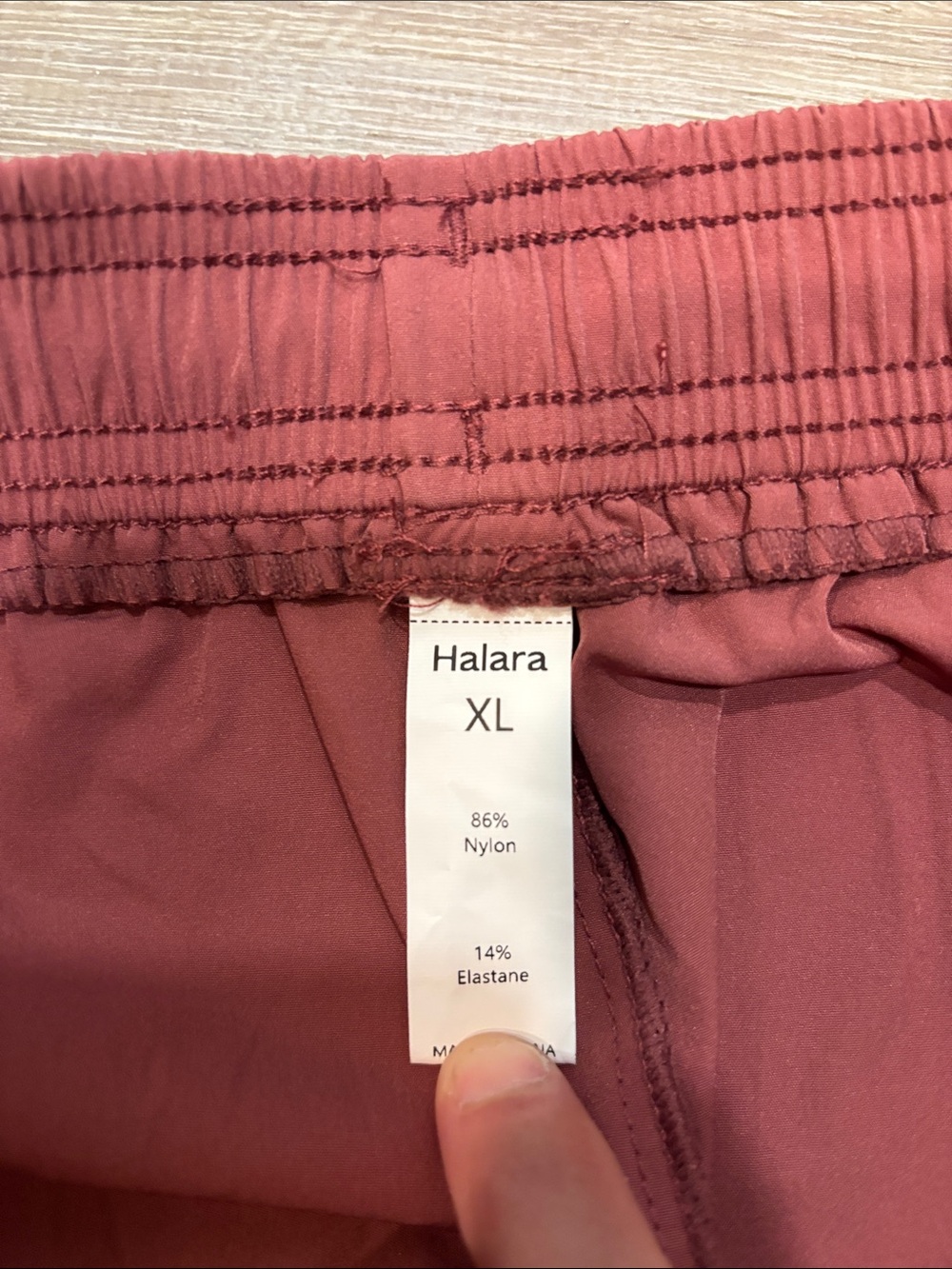 Halara Dusty Rose Nylon Cargo Pants - Picture 3 of 3